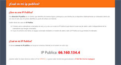 Desktop Screenshot of cual-es-mi-ip-publica.com